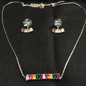 Necklace and earrings